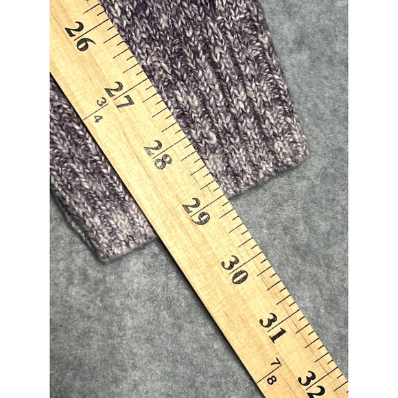 Columbia Sportswear Company Cowel neck cable knit sweater, size medium purple - Picture 9 of 9